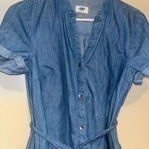Denim old navy midi dress